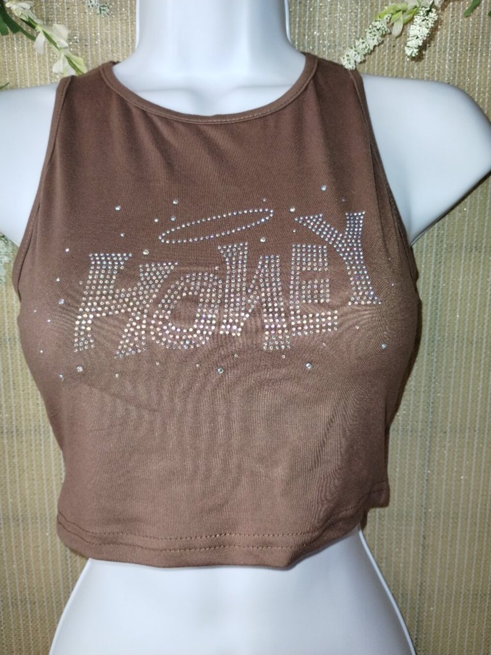 "HONEY Sparkle" Crop Top